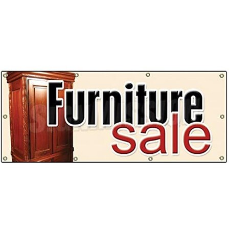 Amistad 36 x 96 in. Furniture Sale Banner Sign - Store Signs Sign Sofa Recliner Chair Dinette AM2679466